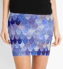 SUMMER MERMAID ROYAL BLUE Mini Skirt