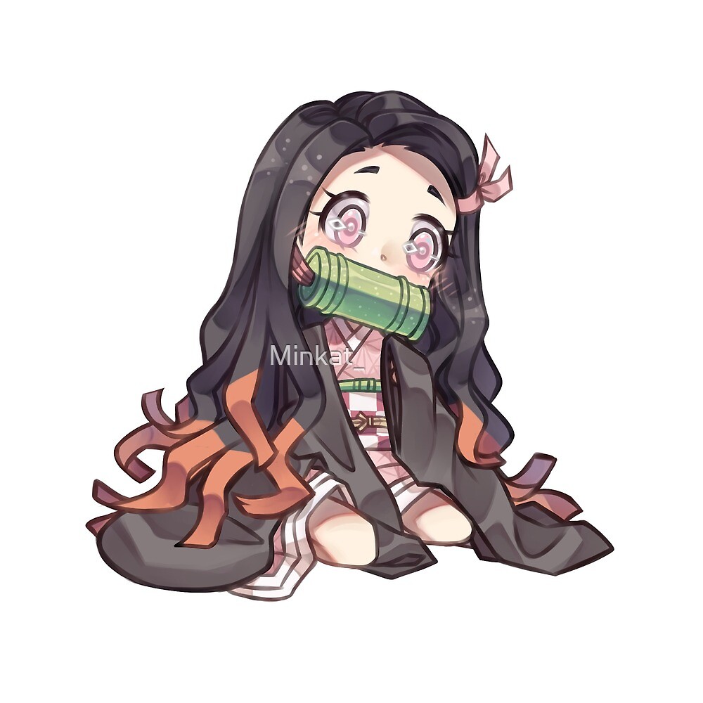 Nezuko Chibi Par Minkat ‏‏‎ ‎ Redbubble