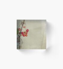Berry Christmas Acrylic Block