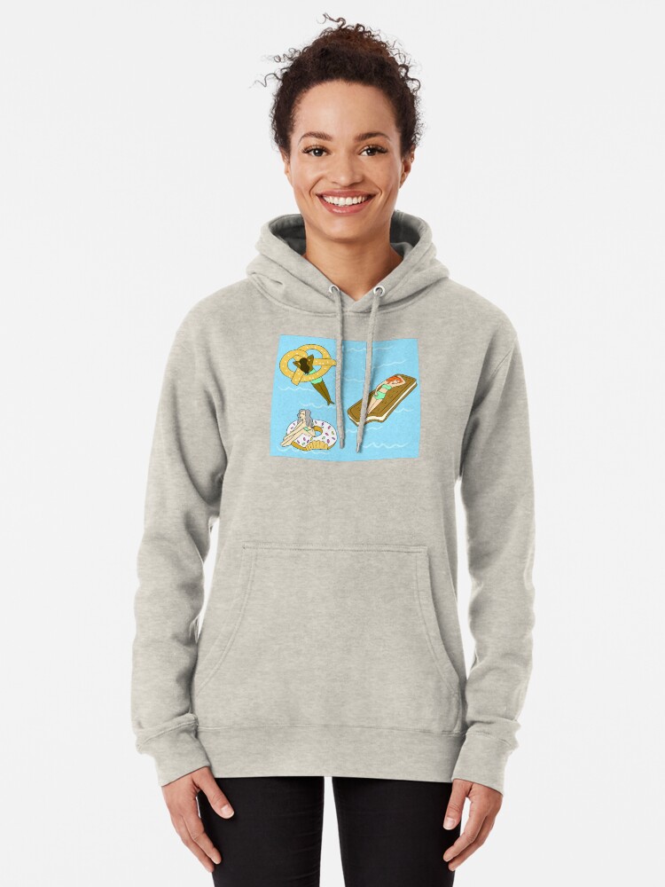 Alternate view of Foodie Pool Party Pullover Hoodie