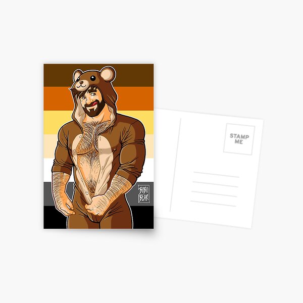 ADAM LIKES TEDDY BEARS - BEAR PRIDE Postcard
