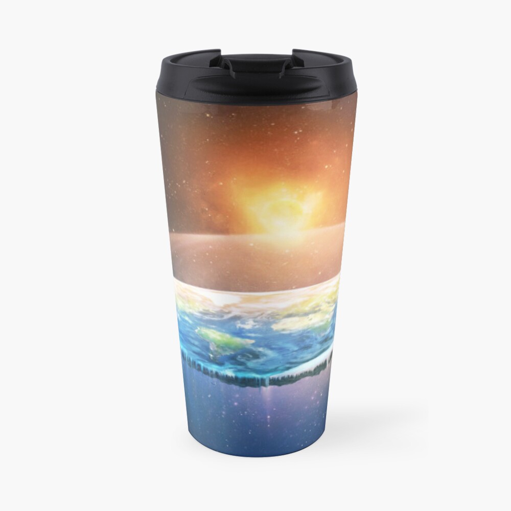 Flat Earth #FlatEarth Travel Mug