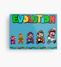 MARIOLUTION Metal Print