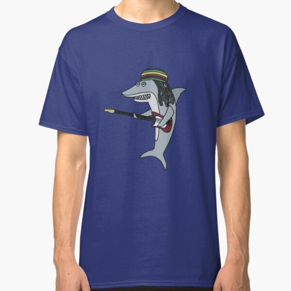 reggae shark tshirt