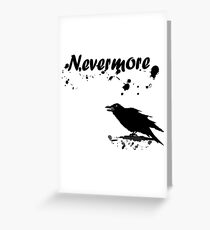Tarjeta de felicitación Nevermore geek funny nerd