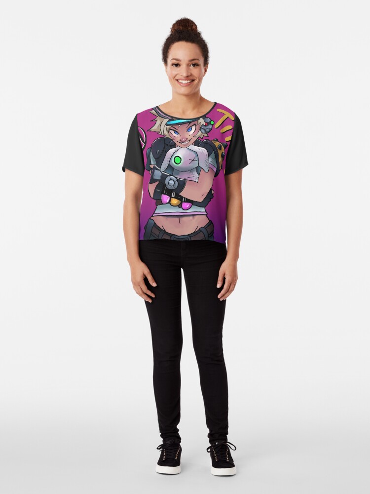 Alternate view of Not So Tiny Tina Borderlands 3 Chiffon Top