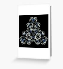 Fractal Trillium Greeting Card