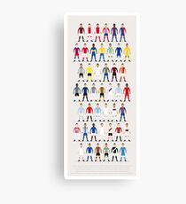Football Kits of the World Canvas Print