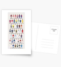 Fußball-Kits der Welt Postkarten