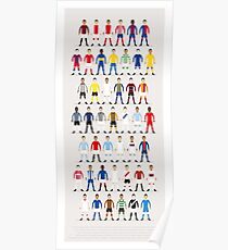 Football Kits of the World Poster