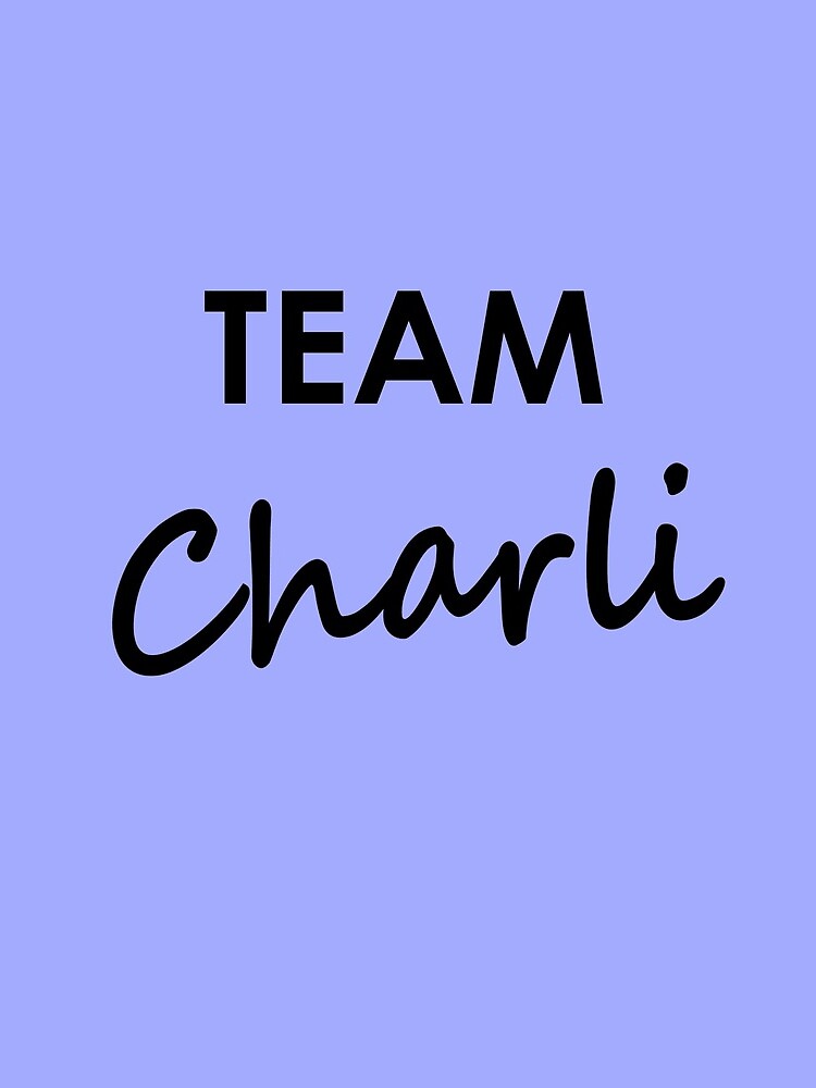 Team Charli - Drawstring Bag by embourne
