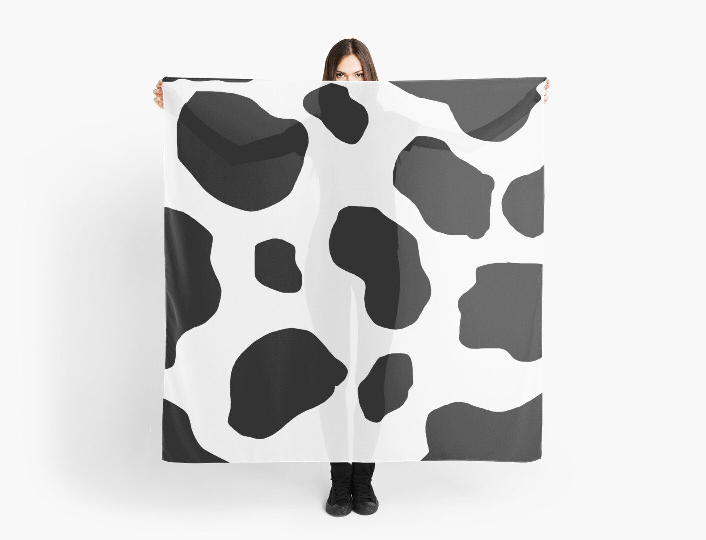 cow print scarf