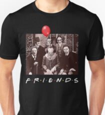 Team Horror Characters Friends Slim Fit T-Shirt