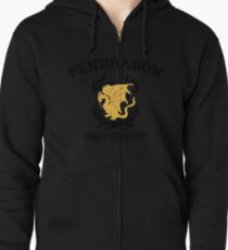 Pendragon University Zipped Hoodie