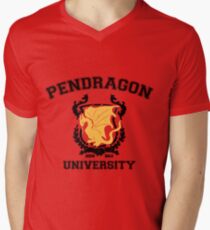 Pendragon University Men's V-Neck T-Shirt
