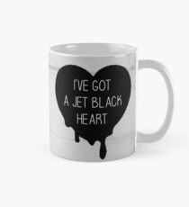 Jet Black Heart Mug