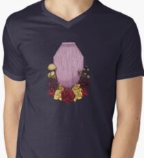 Powder Pink Coffin V-Neck T-Shirt