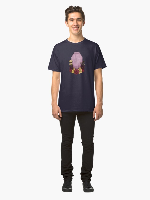 Alternate view of Powder Pink Coffin Classic T-Shirt