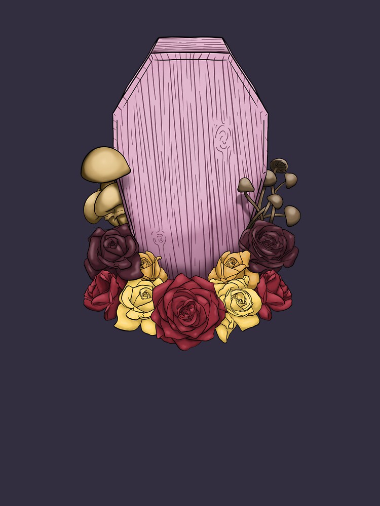 Powder Pink Coffin by clevercreature