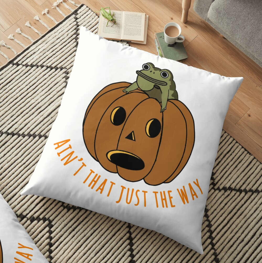 Jason thunderburker and potsfield pumpkin Floor Pillow