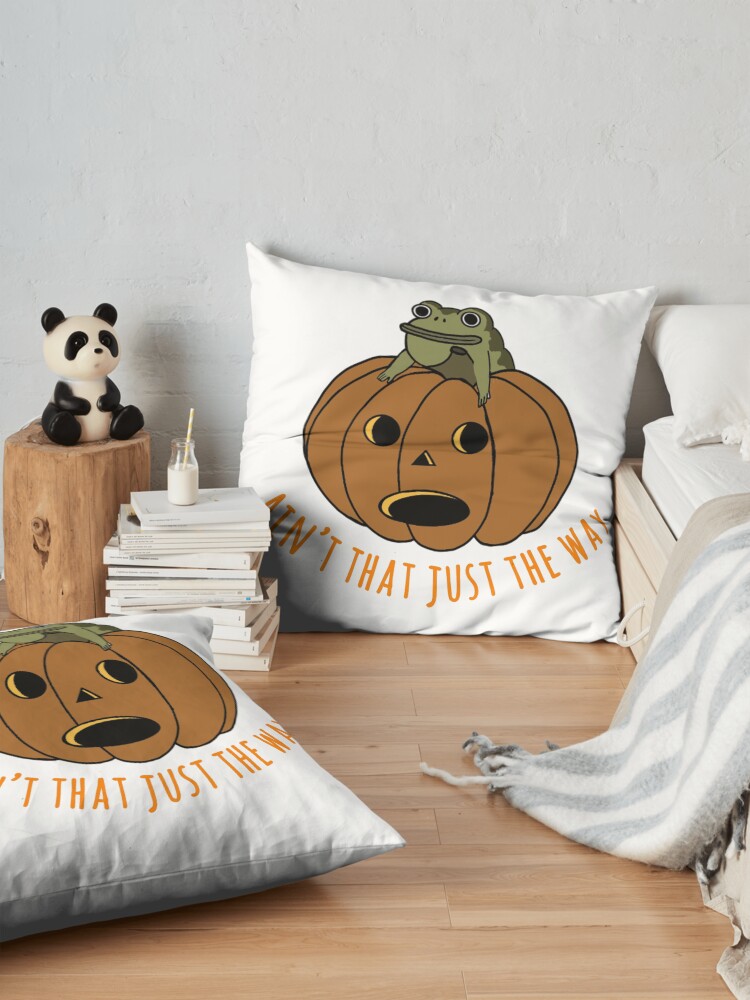 Alternate view of Jason thunderburker and potsfield pumpkin Floor Pillow