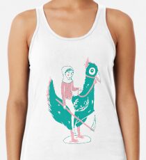 Lady Death upon her Noble Steed Racerback Tank Top
