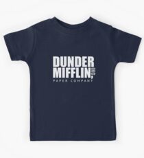 Dunder Mifflin Paper Notebook Kids Tee