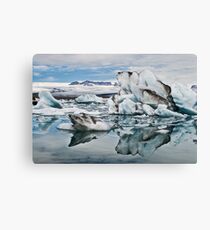 Jökulsarlon lagoon Canvas Print