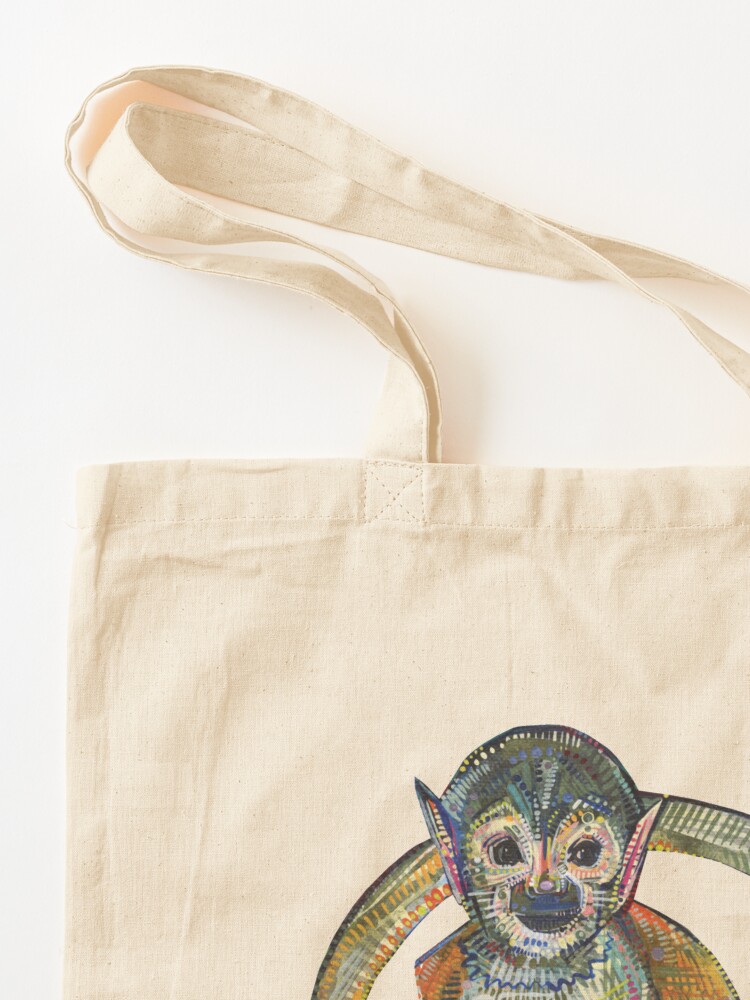 Alternate view of Squirrel monkey painting - 2015 Tote Bag