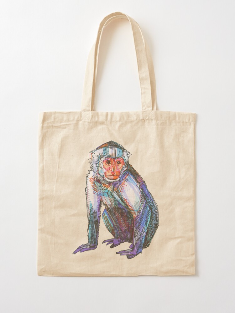 Alternate view of Capucin monkey drawing - 2015 Tote Bag