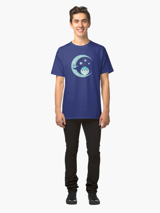 Alternate view of The Owl and the Moon Classic T-Shirt
