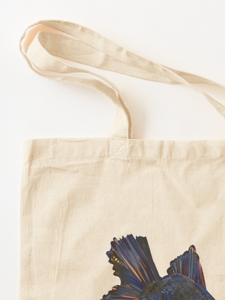 Alternate view of Black telescope goldfish painting - 2016 Tote Bag
