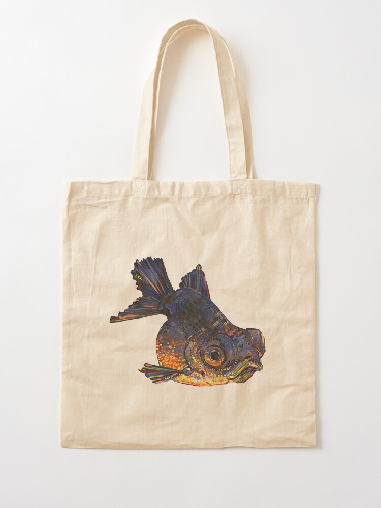 Alternate view of Black telescope goldfish painting - 2016 Tote Bag