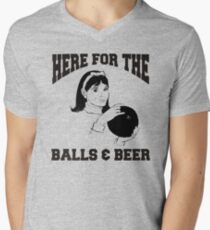 Funny Women's Bowling Men's V-Neck T-Shirt