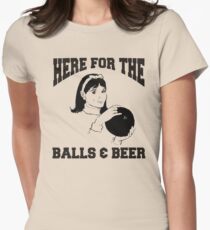 Funny Women's Bowling Women's Fitted T-Shirt