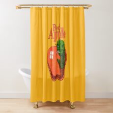 red apple cigarettes (Brand from Tarantino's movies) Shower Curtain