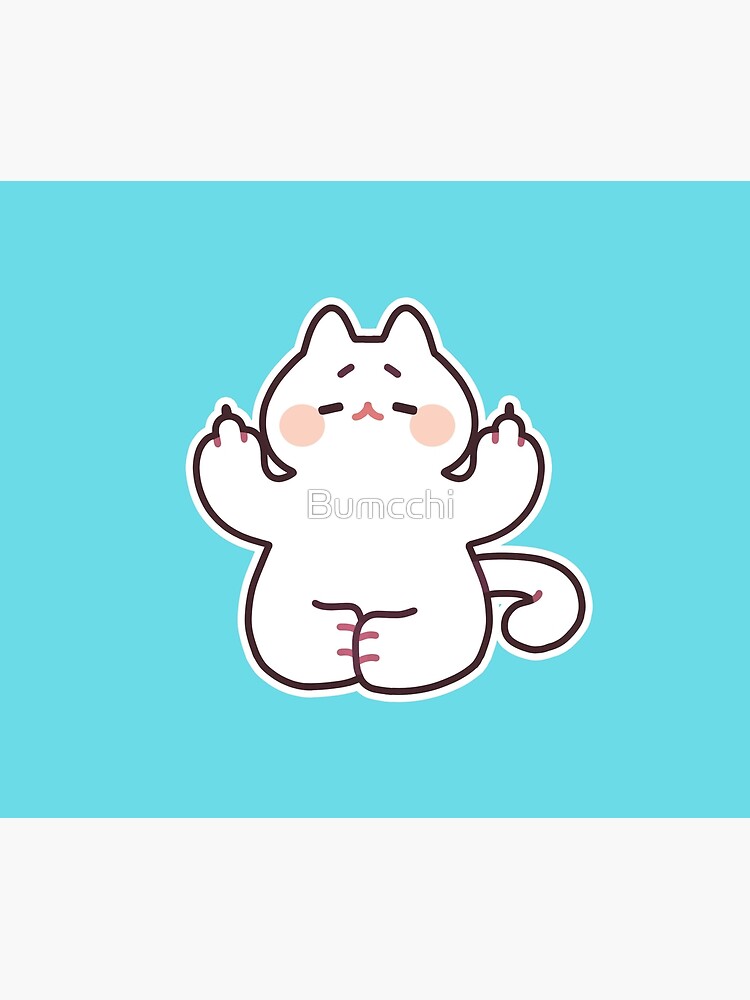 Meditating "F**K YOU" Cat by Bumcchi