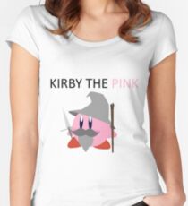 Kirby the Pink Women's Fitted Scoop T-Shirt