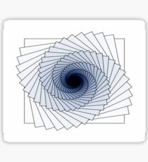 Bluish Spiral Sticker