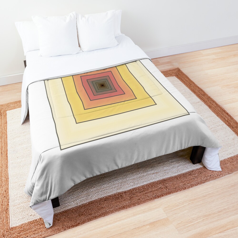 Doodled Spiral Comforter