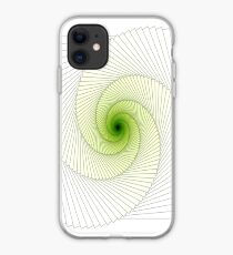 Greenish Spiral iPhone Case