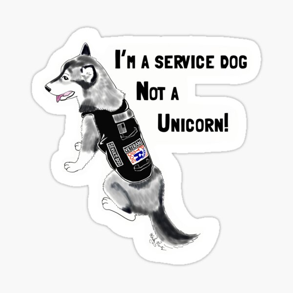 Skeeter The PTSDog Sticker