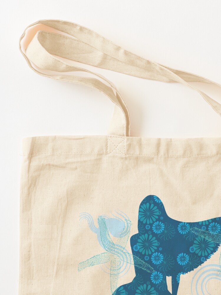 Alternate view of Mermaid Starfish Underwater Tote Bag