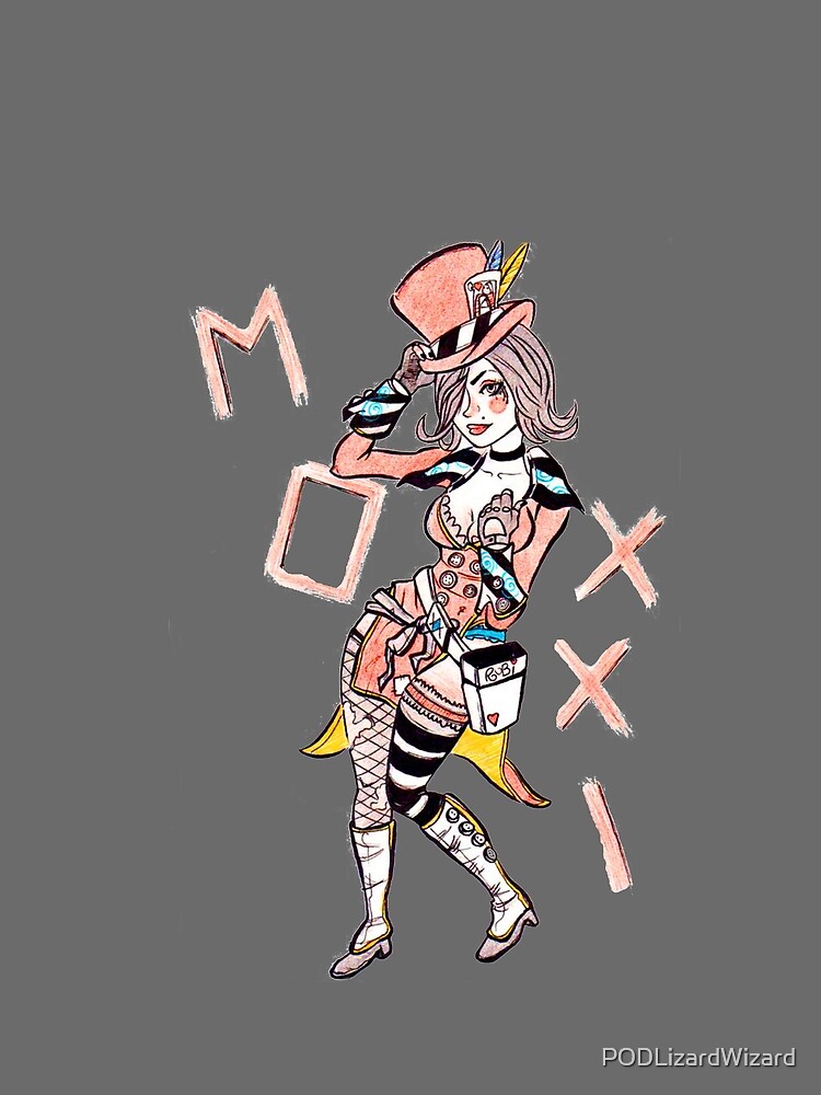 Borderlands Moxxi Sketch by PODLizardWizard
