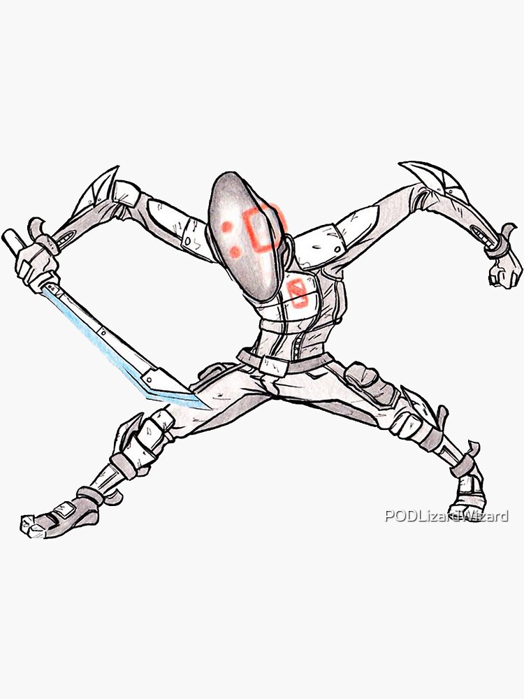 Zero Assassin Sketch by PODLizardWizard
