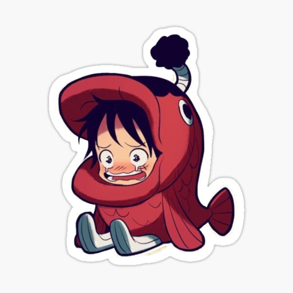 Luffy Chibi Stickers | Redbubble