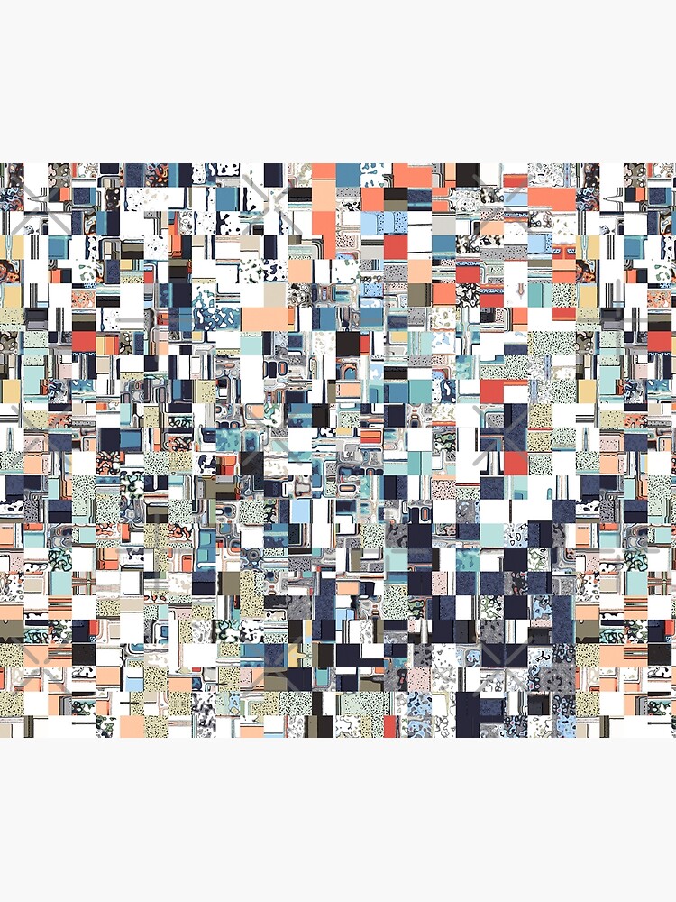 Colorful Chaotic Pattern by perkinsdesigns