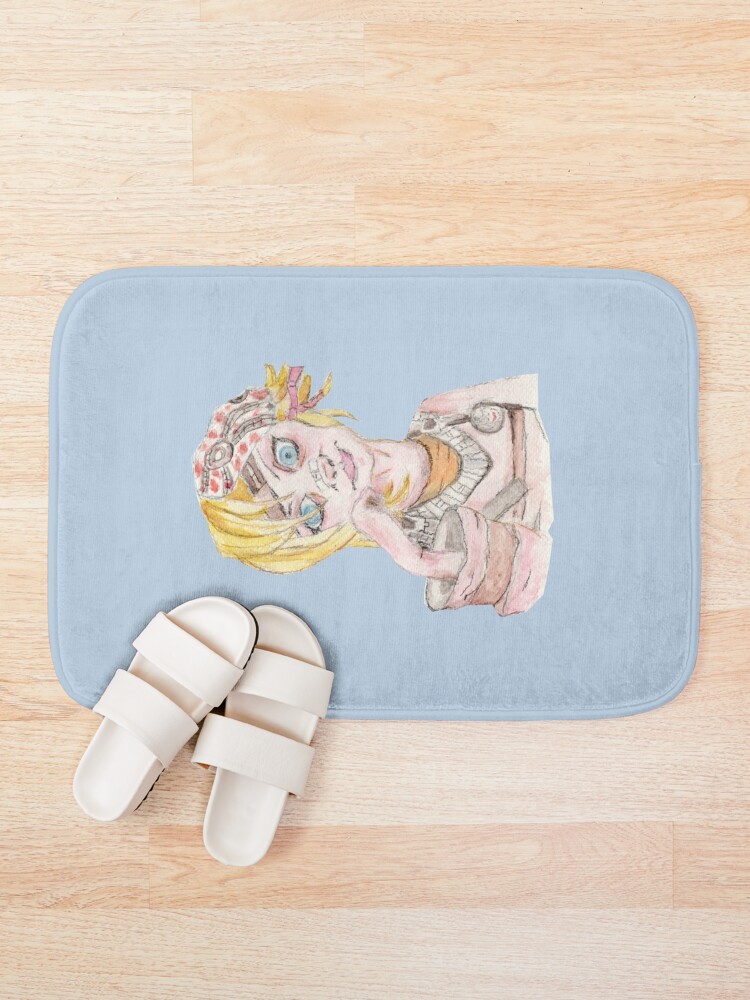 Alternate view of Tiny Tina Borderlands Fan Art Bath Mat