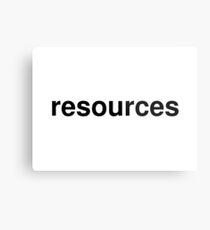 resources Metal Print