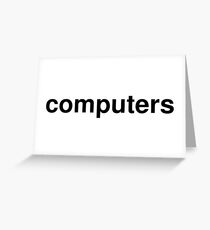 computers Greeting Card